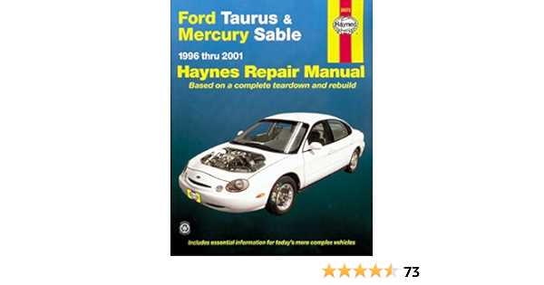 1999 ford taurus se owners manual