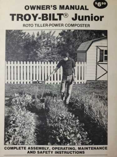 troy bilt rototiller owners manual