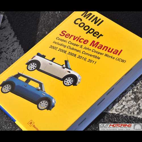 2010 mini cooper s owners manual