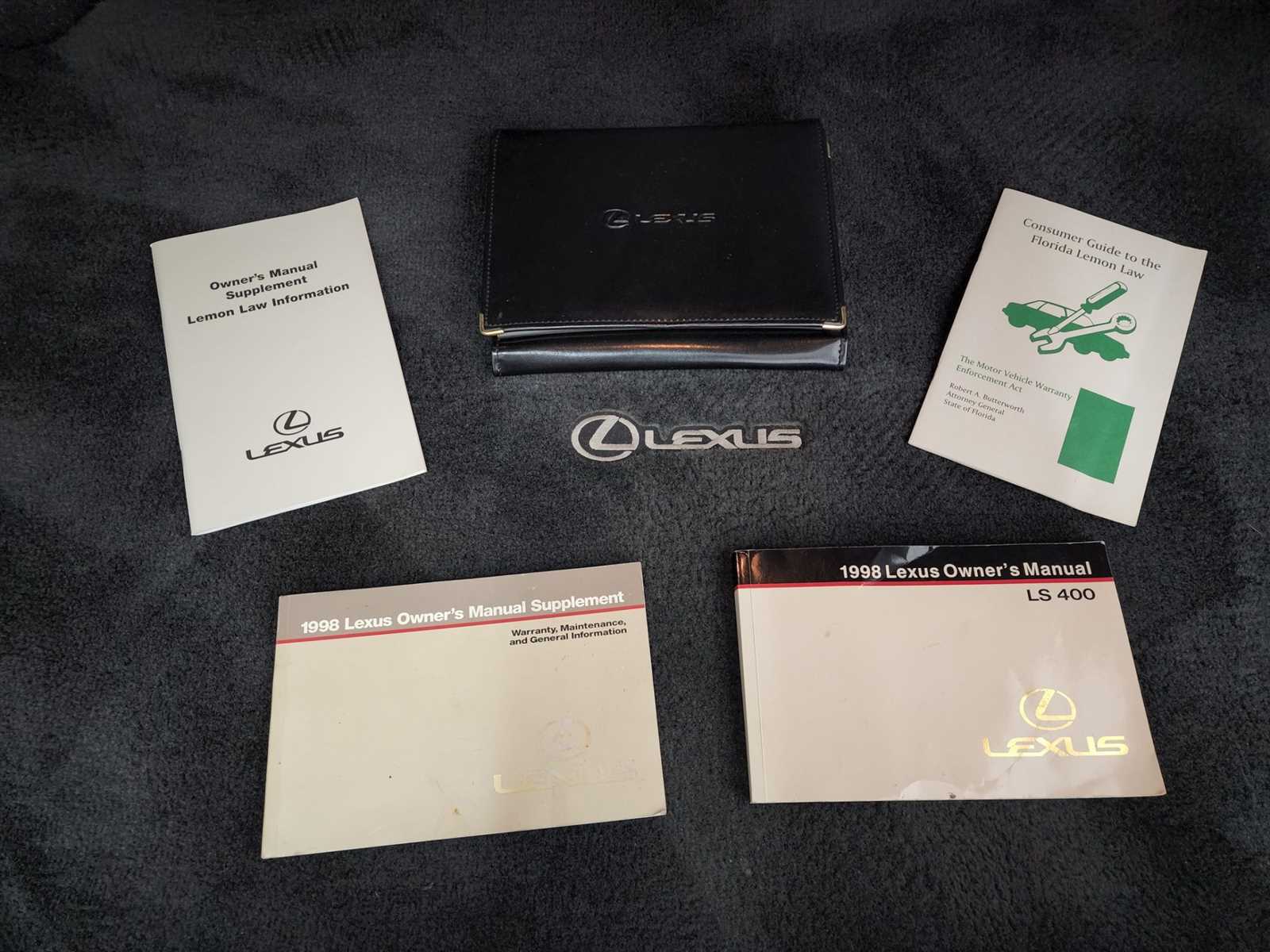 1998 lexus ls400 owners manual