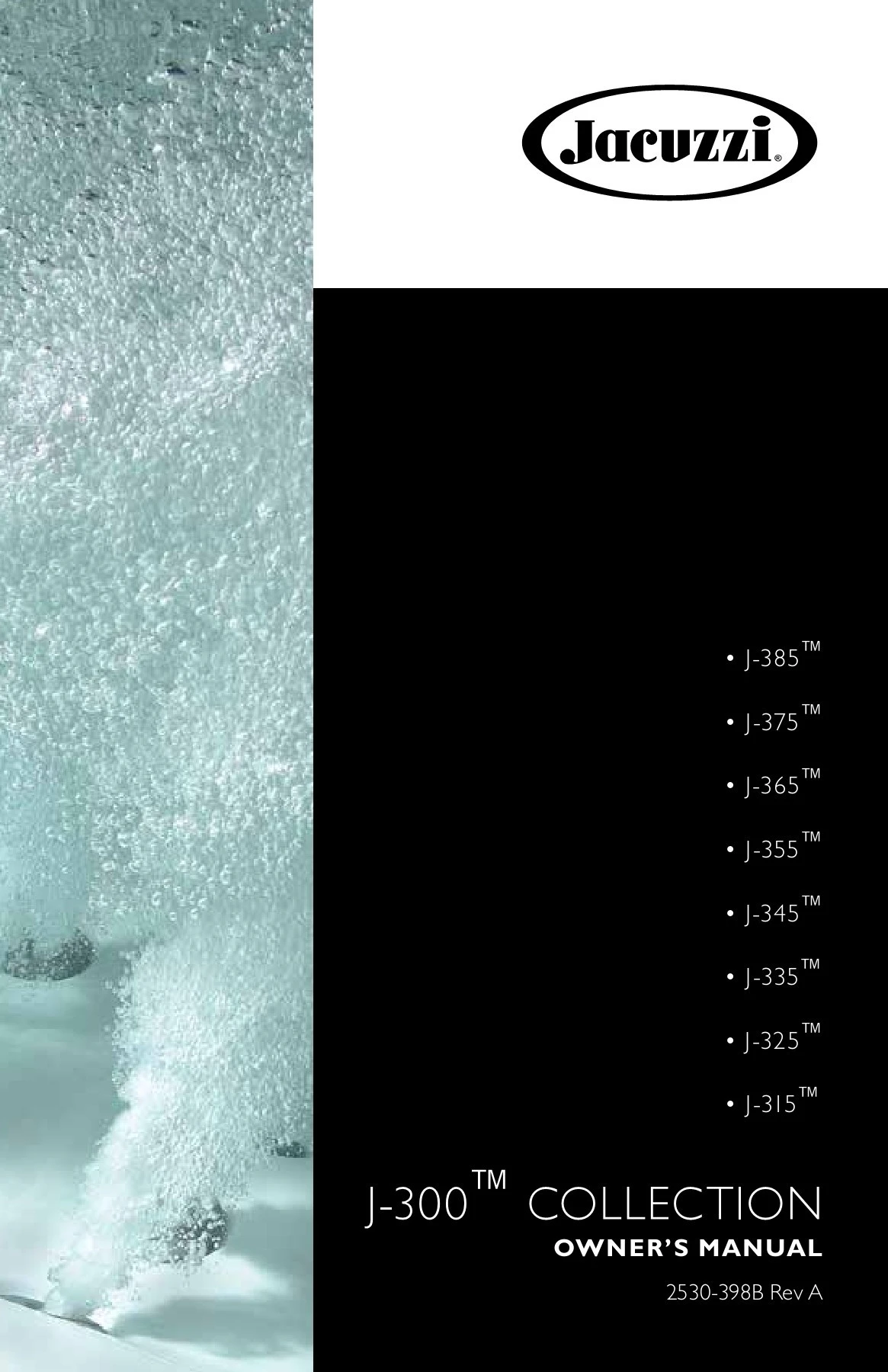 jacuzzi spa owners manual