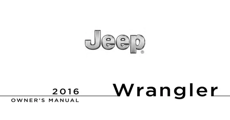 jeep cherokee 2016 owners manual