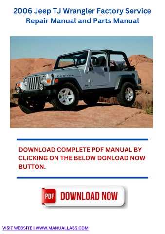 jeep wrangler tj owners manual