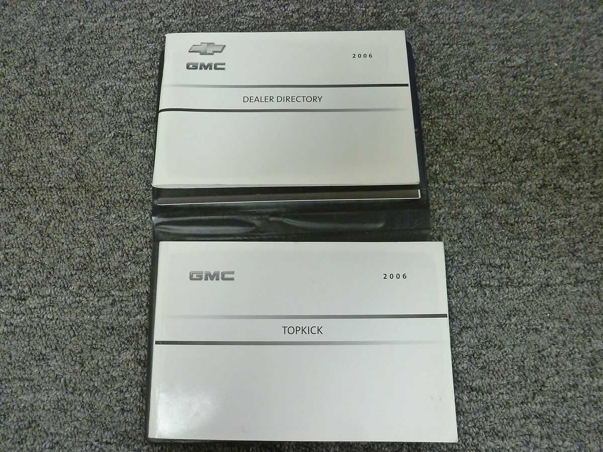 2007 gmc c5500 owners manual