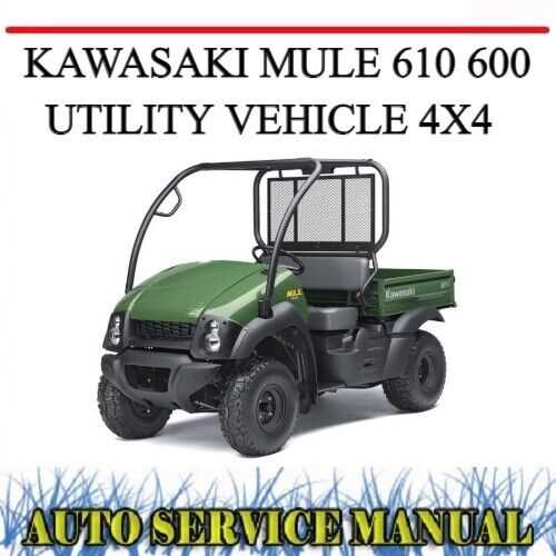 kawasaki mule owners manual