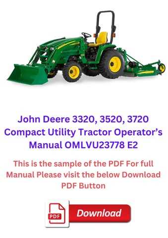 john deere 3320 owners manual