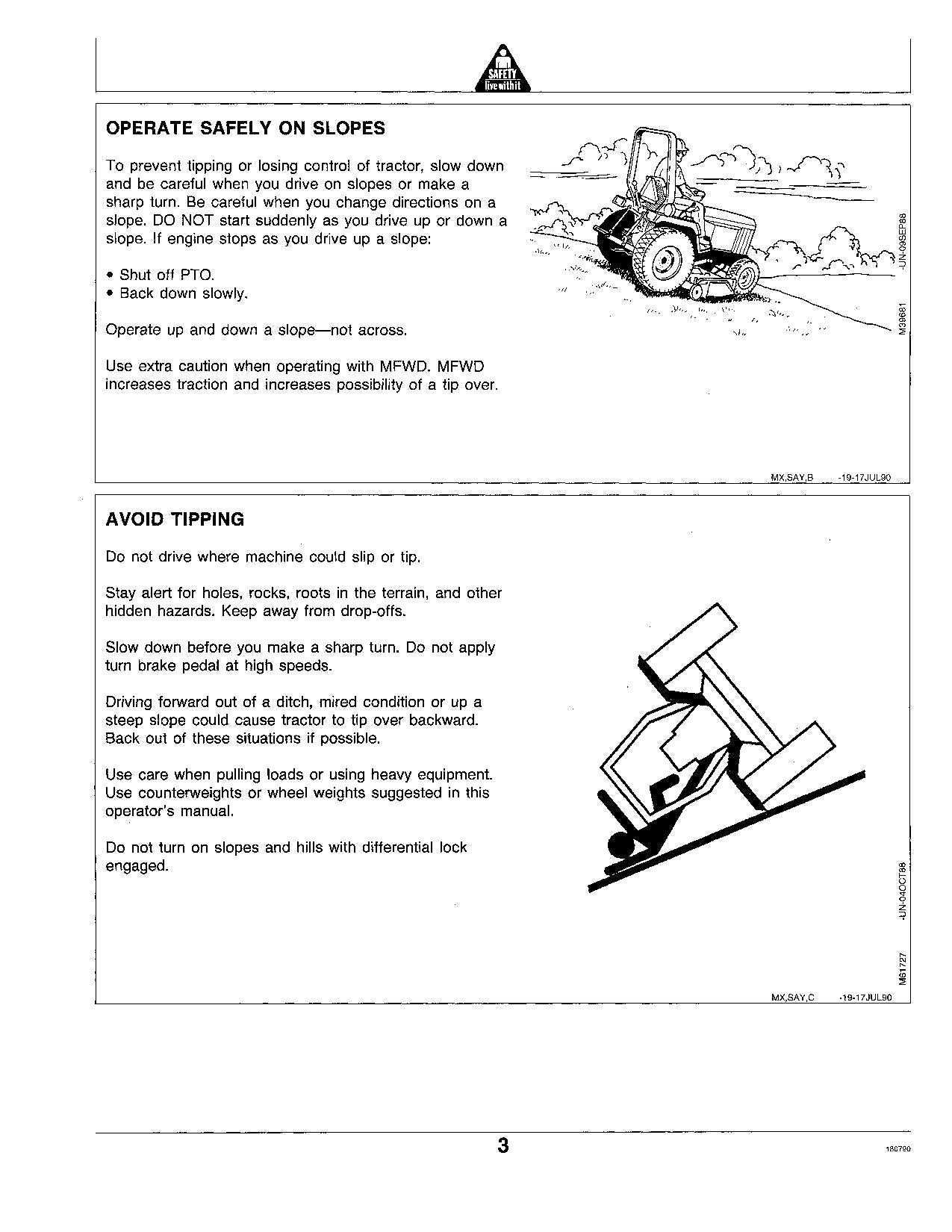 john deere 955 owners manual