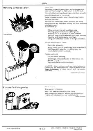 john deere e170 owners manual