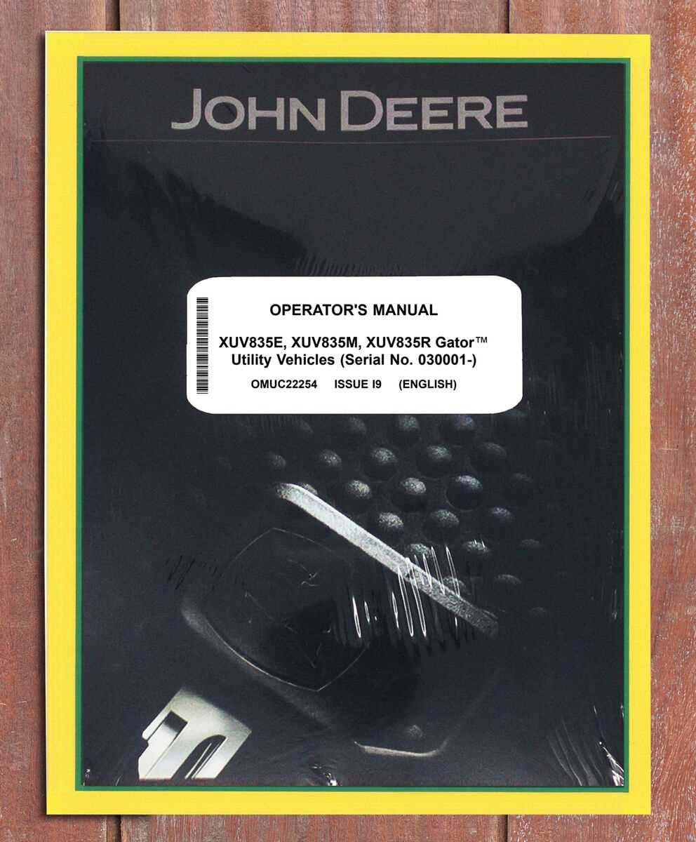 john deere gator owners manual