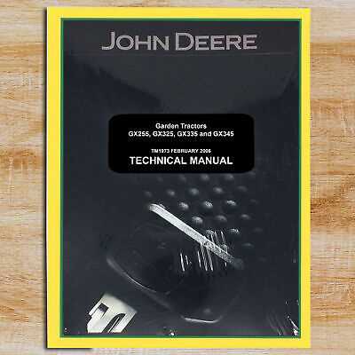john deere gx335 owners manual