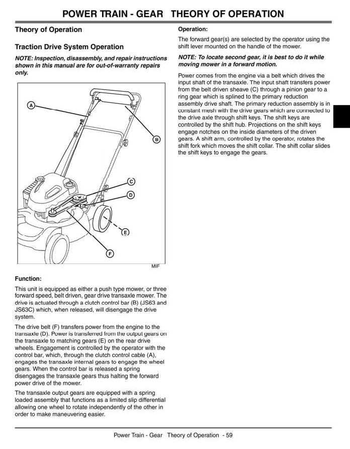 john deere js63 owners manual