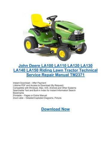 john deere la140 owners manual