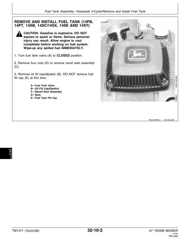 john deere rx75 owners manual
