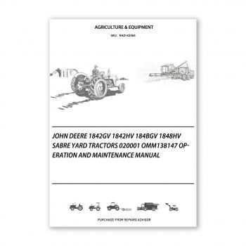 john deere sabre owners manual