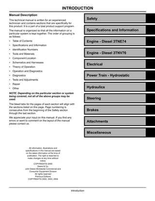 john deere x585 owners manual
