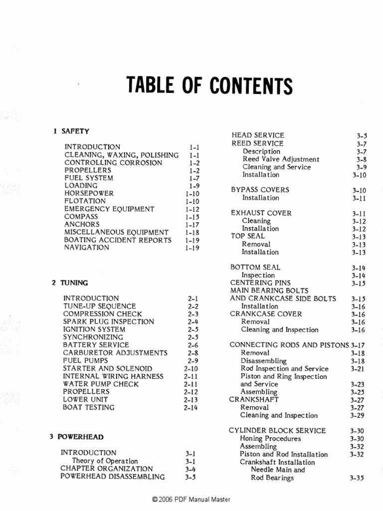 johnson outboard owners manual