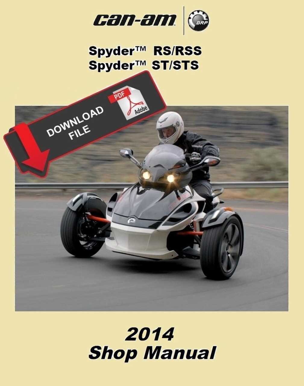 2015 can am spyder owners manual