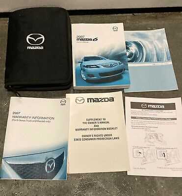 2007 mazda 6 owners manual