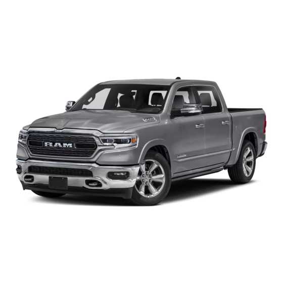 2019 ram 3500 diesel owners manual