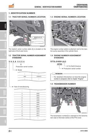 kioti cs2410 owners manual