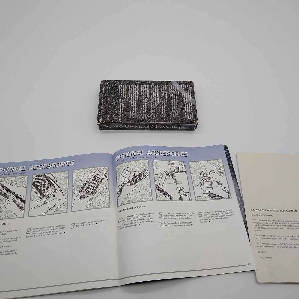 kirby avalir owners manual