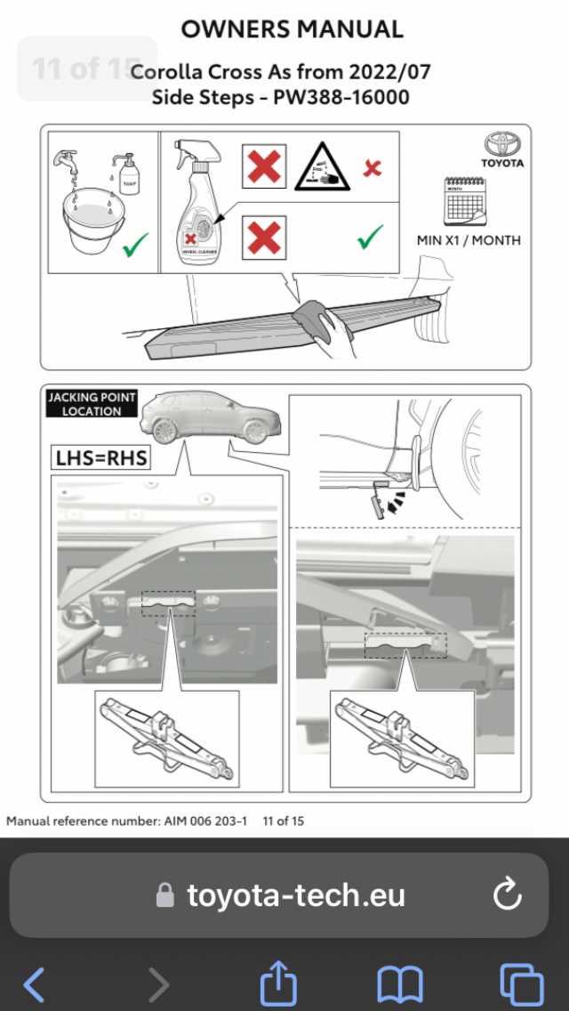 2023 corolla hybrid owners manual