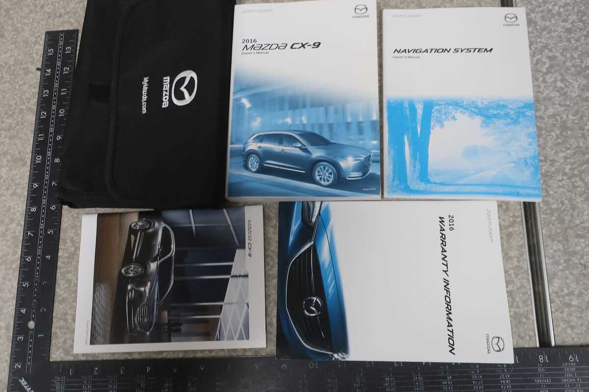 2016 mazda cx 9 owners manual