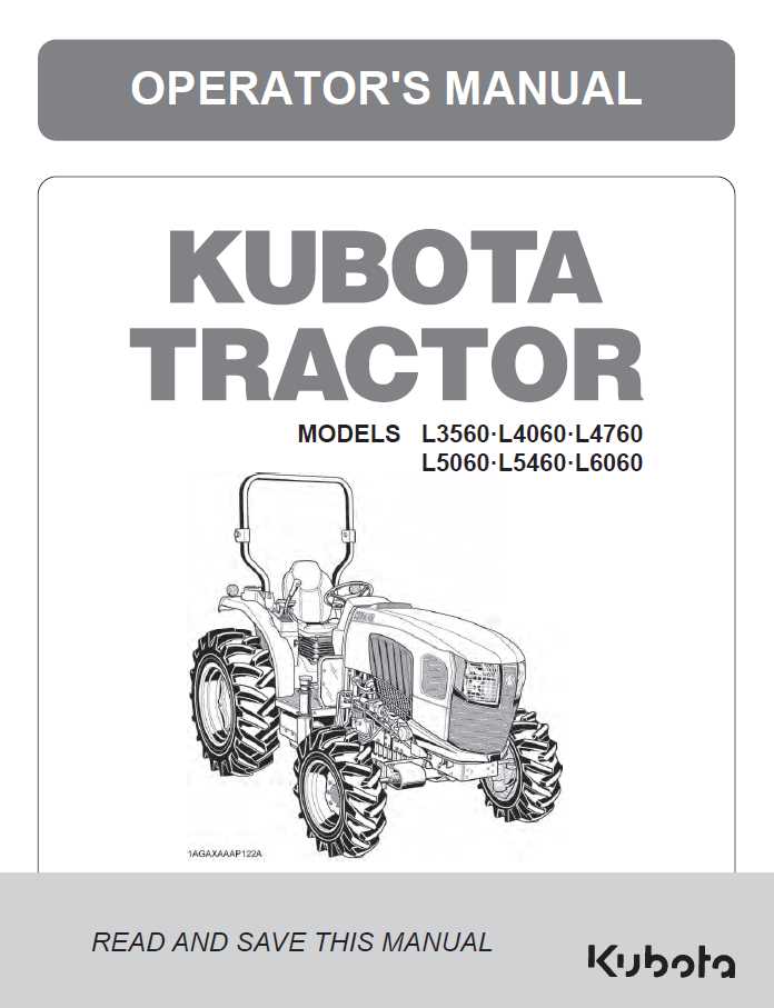 kubota tractor owners manual