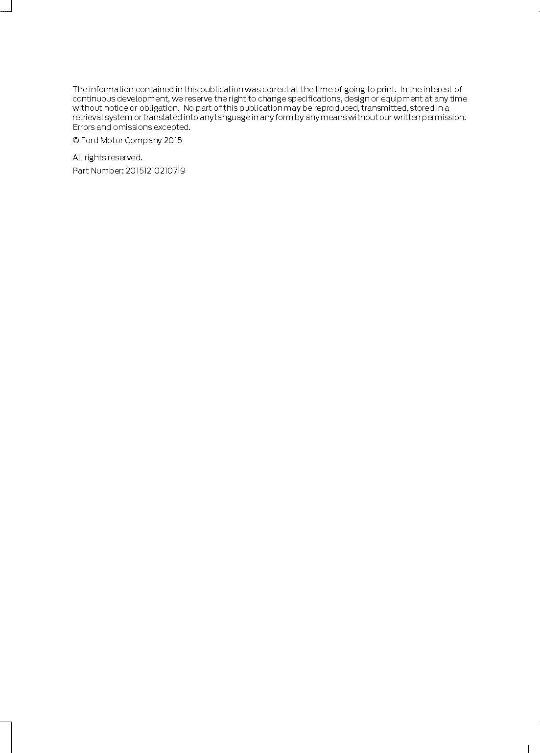 2016 ford fiesta owners manual