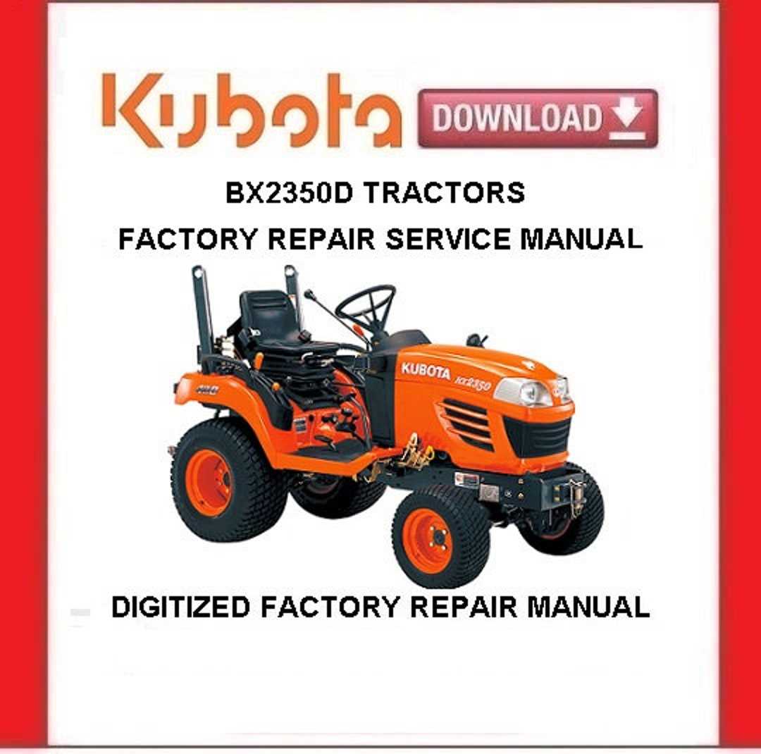 kubota bx23 owners manual