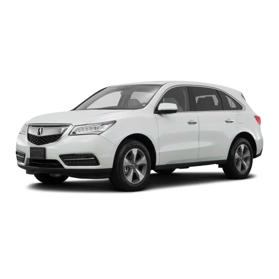 2012 mdx owners manual