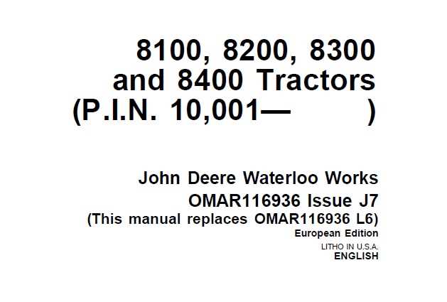 john deere 8300 owners manual