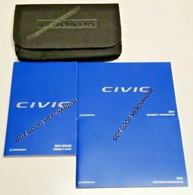 2019 honda civic lx owners manual