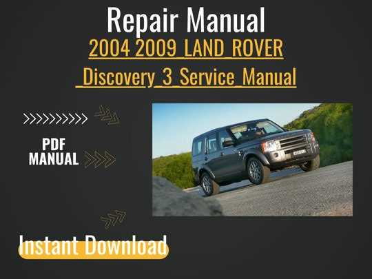 land rover discovery 3 owners manual