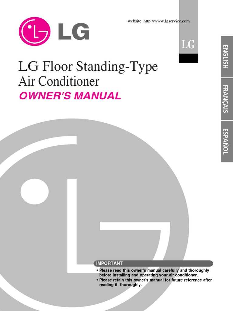 lg owners manual air conditioner