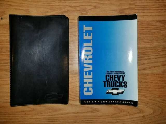 1994 chevy silverado owners manual