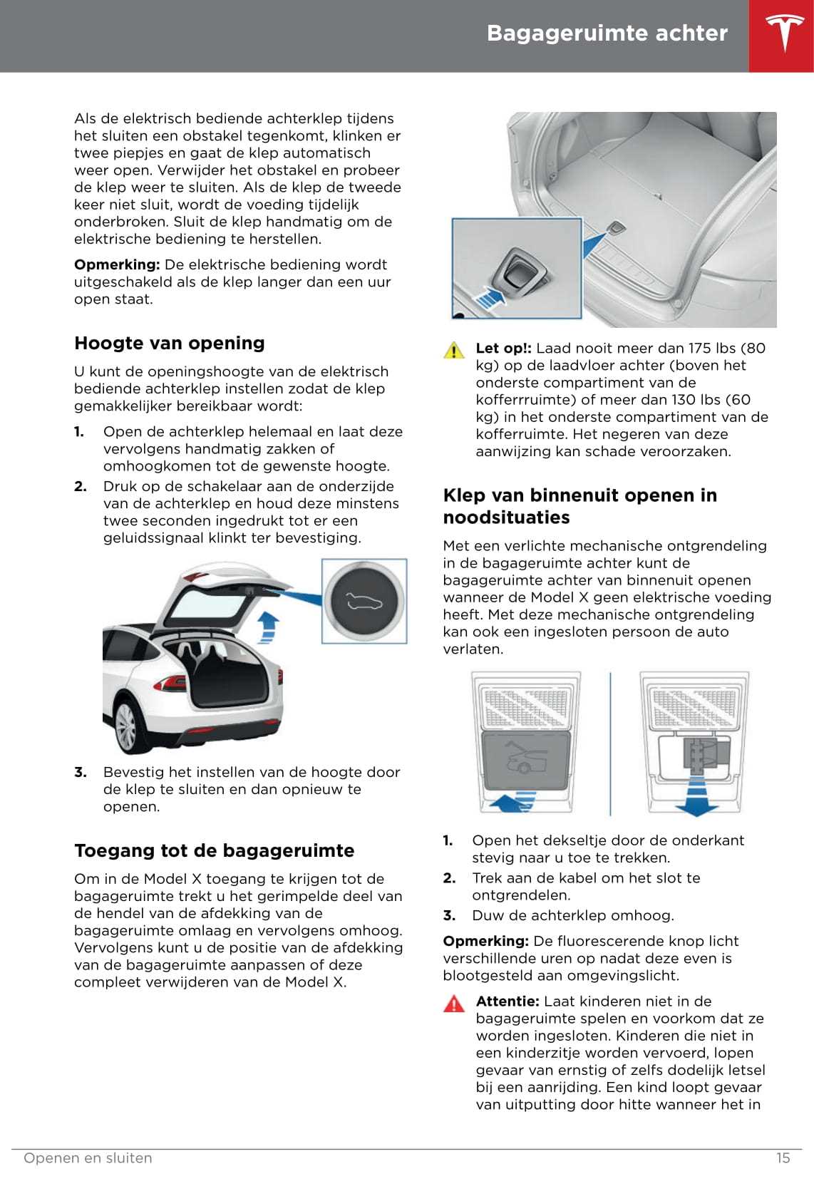 tesla x owners manual