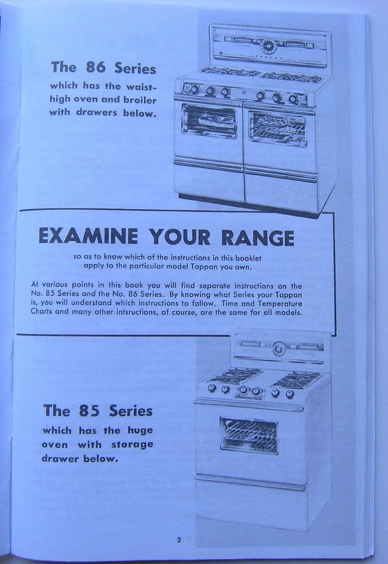 tappan oven owners manual