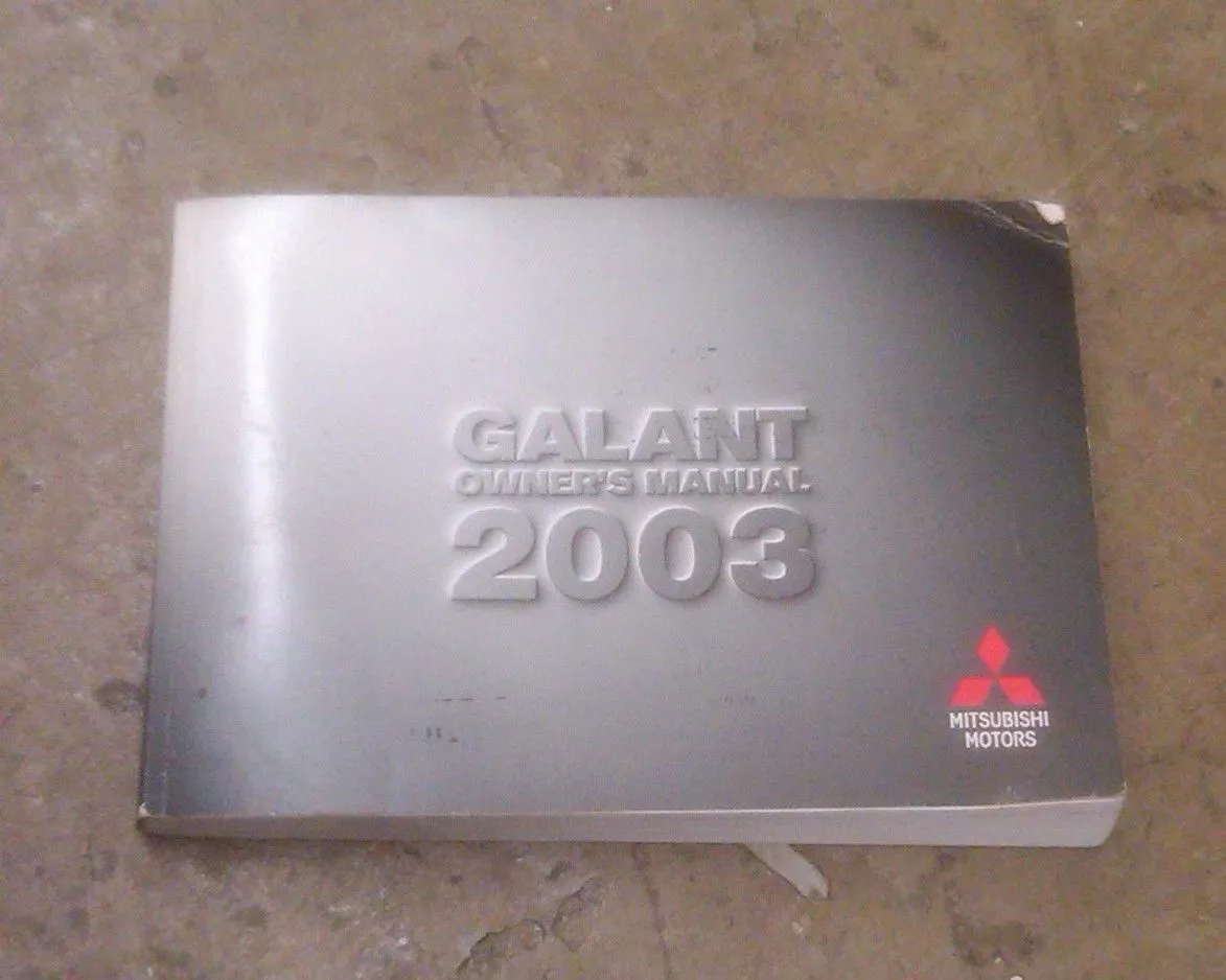 mitsubishi galant owners manual