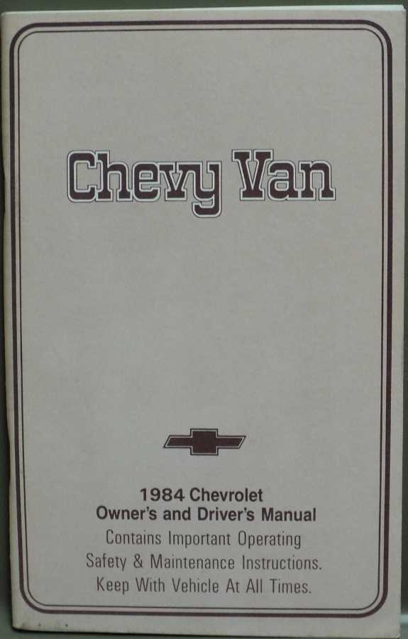 2004 chevy express 3500 owners manual