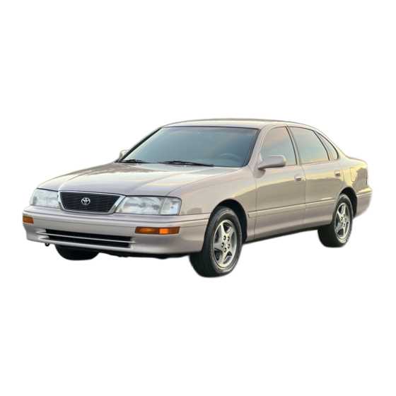 1997 toyota avalon xls owners manual