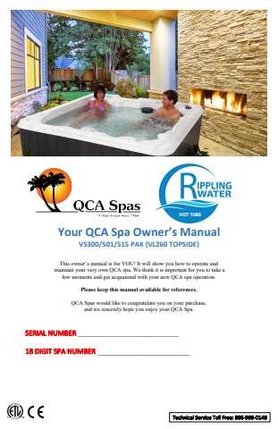 clarity spas owners manual
