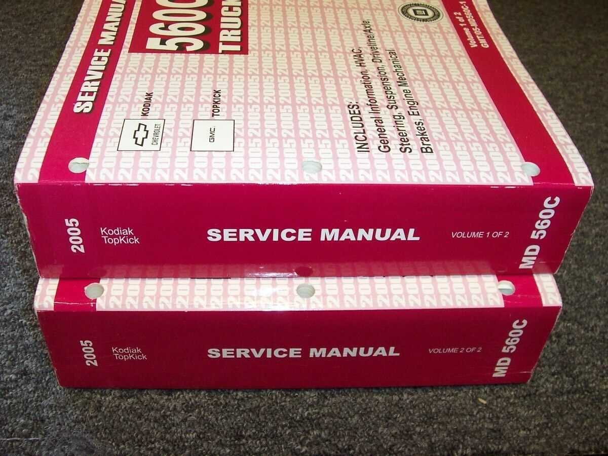 2005 gmc c5500 owners manual