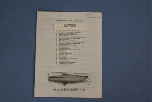 macgregor 25 owners manual
