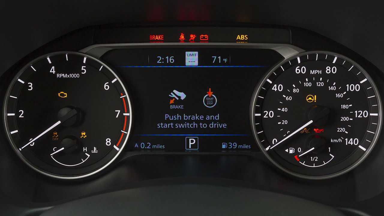malfunction see owners manual nissan altima 2022