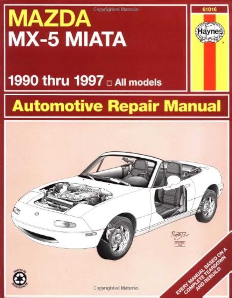 mazda miata owners manual
