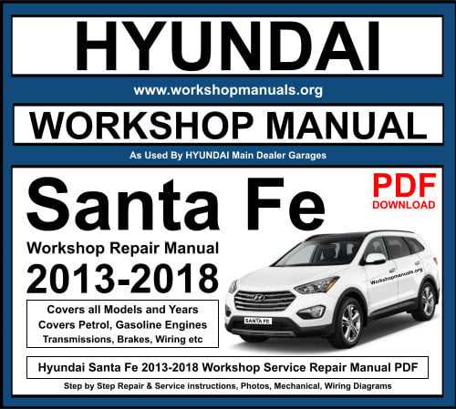 2018 hyundai santa fe owners manual