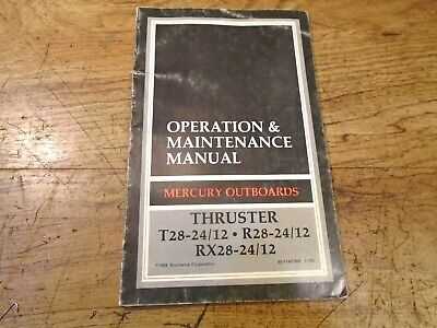 mercury marine owners manual