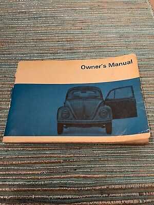 1969 vw beetle owners manual