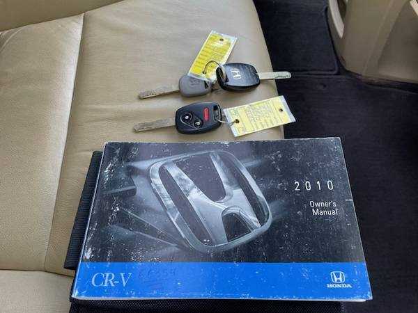 2010 honda cr v owners manual